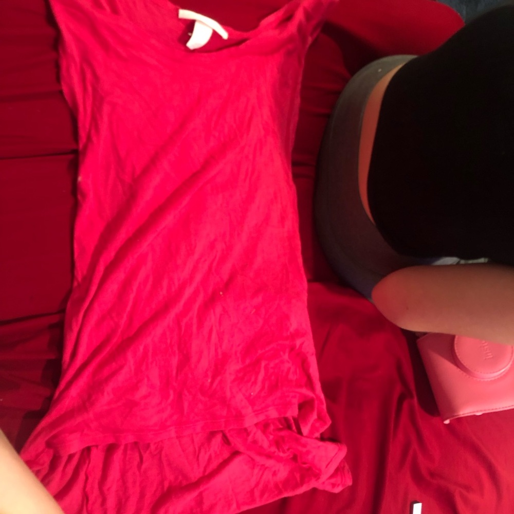 Pink muscle tank